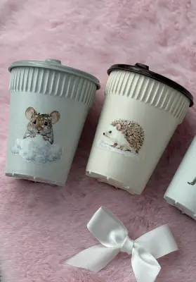 Kelímek Hot cup Zimní zvířátka 0,3l