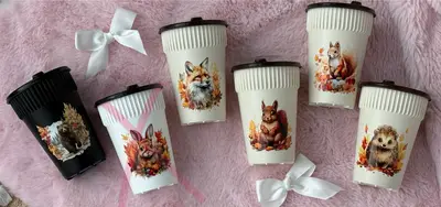 Kelímek Hot cup Podzimní zvěř 0,4l