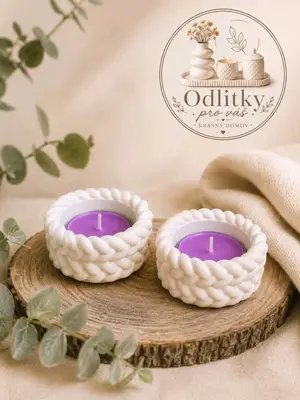 Svícen/odlitek na čajovou svíčku