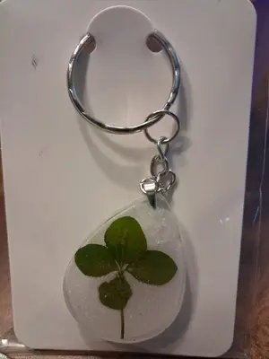 Klíčenka s pravým čtyřlístkem