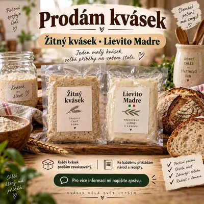 Italský kvásek Lievito Madre (LM)