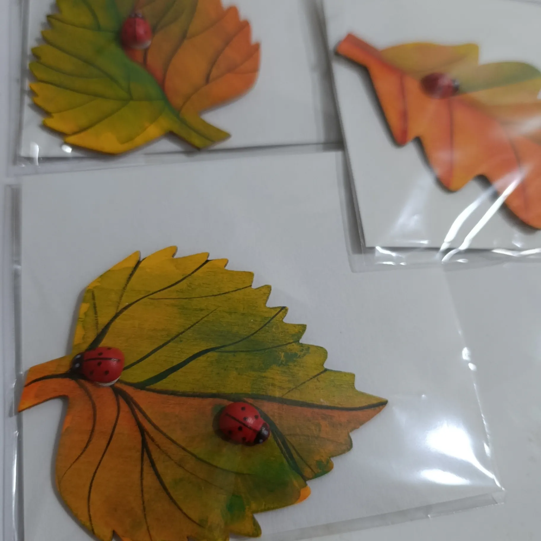 Ručně malované magnetky – podzimní dekorace 2