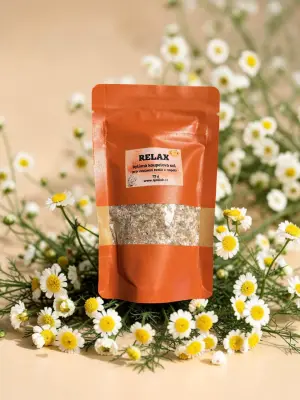 RELAX bylinná koupelová sůl 75 g