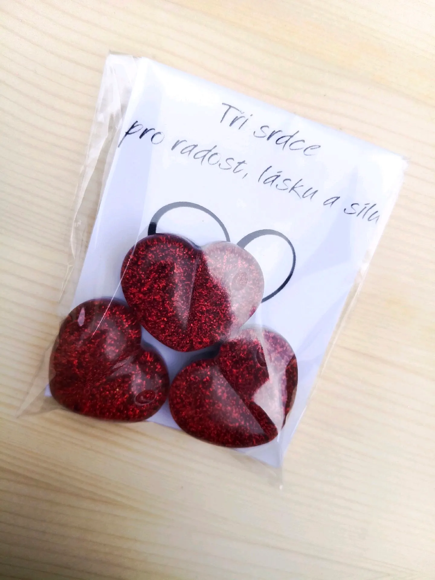 Tři srdce - magnety 2